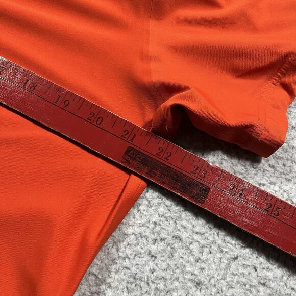 Nike Roger Federer Polo Shirt Mens L Orange Henley Tennis RF 2010 Indian Wells - Picture 14 of 15